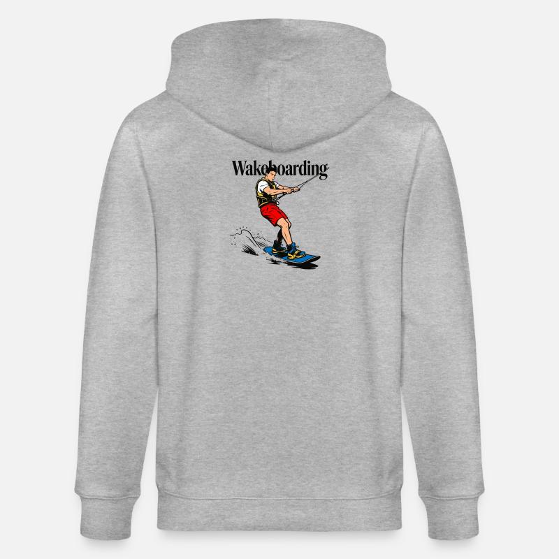Wakeboarder - Veste à capuche bio CULTIVATOR Stanley/Stella Unisexe - gris chiné
