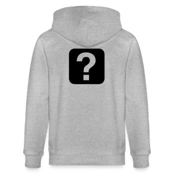 Hilfe - Help - Stanley/Stella Unisex Bio-Kapuzenjacke CULTIVATOR  - Grau meliert - Hinten - Luana (180cm)