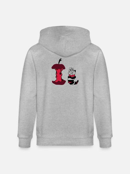 wurm - Veste à capuche bio CULTIVATOR Stanley/Stella Unisexe - gris chiné