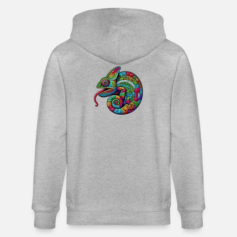 Caméléon - Veste à capuche bio CULTIVATOR Stanley/Stella Unisexe - gris chiné