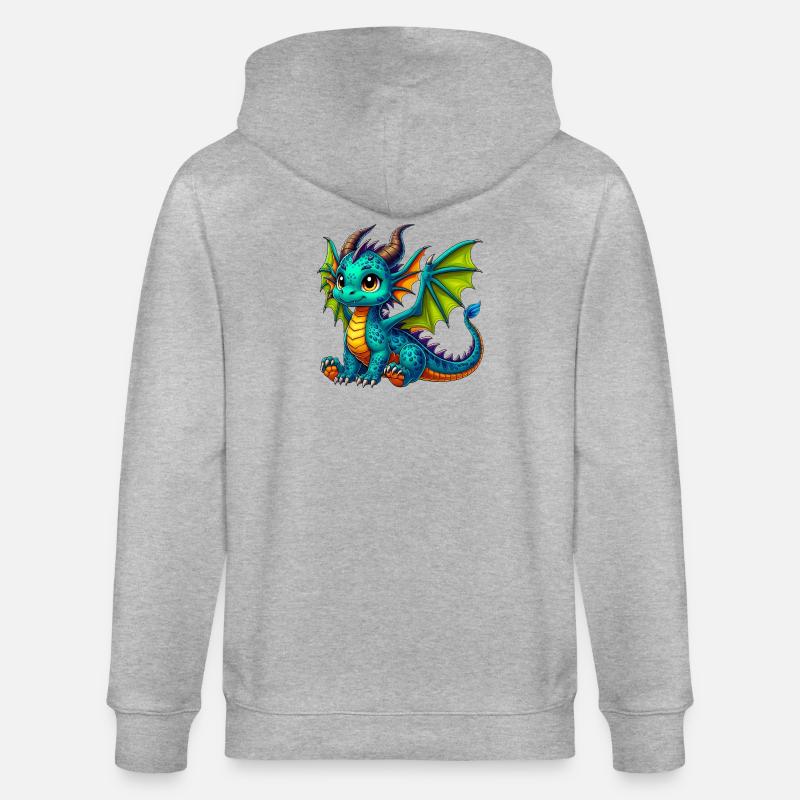 Dragon - Veste à capuche bio CULTIVATOR Stanley/Stella Unisexe - gris chiné