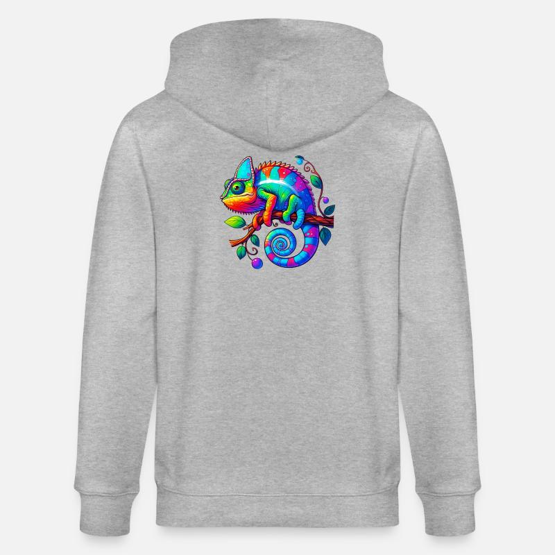 Caméléon - Veste à capuche bio CULTIVATOR Stanley/Stella Unisexe - gris chiné