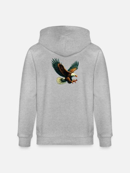 Aigle - Veste à capuche bio CULTIVATOR Stanley/Stella Unisexe - gris chiné