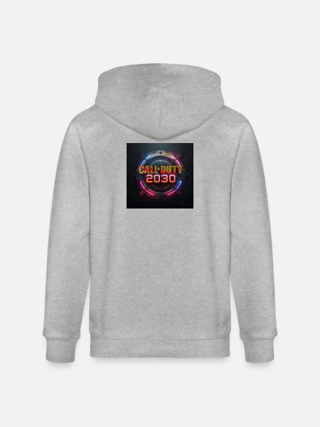 Frontline 2030 Neon Expanse - Stanley/Stella CULTIVATOR Unisex Organic Hooded Jacket - heather grey