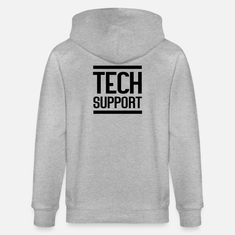 Assistance technique - Veste à capuche bio CULTIVATOR Stanley/Stella Unisexe - gris chiné