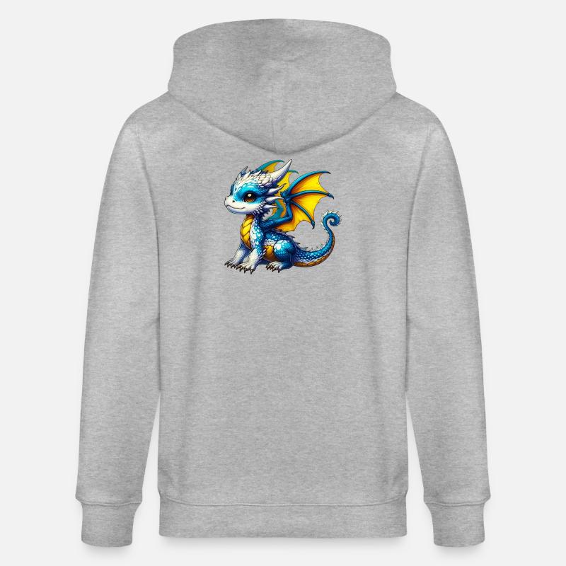 Dragon - Veste à capuche bio CULTIVATOR Stanley/Stella Unisexe - gris chiné