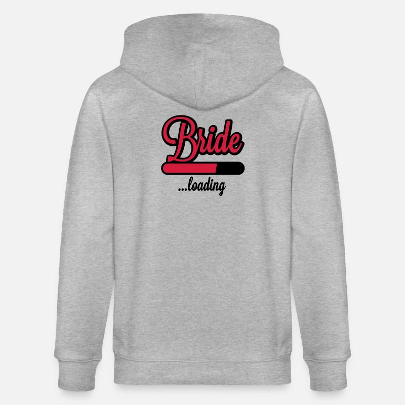 Bride loading - Stanley/Stella Unisex Bio-Kapuzenjacke CULTIVATOR  - Grau meliert