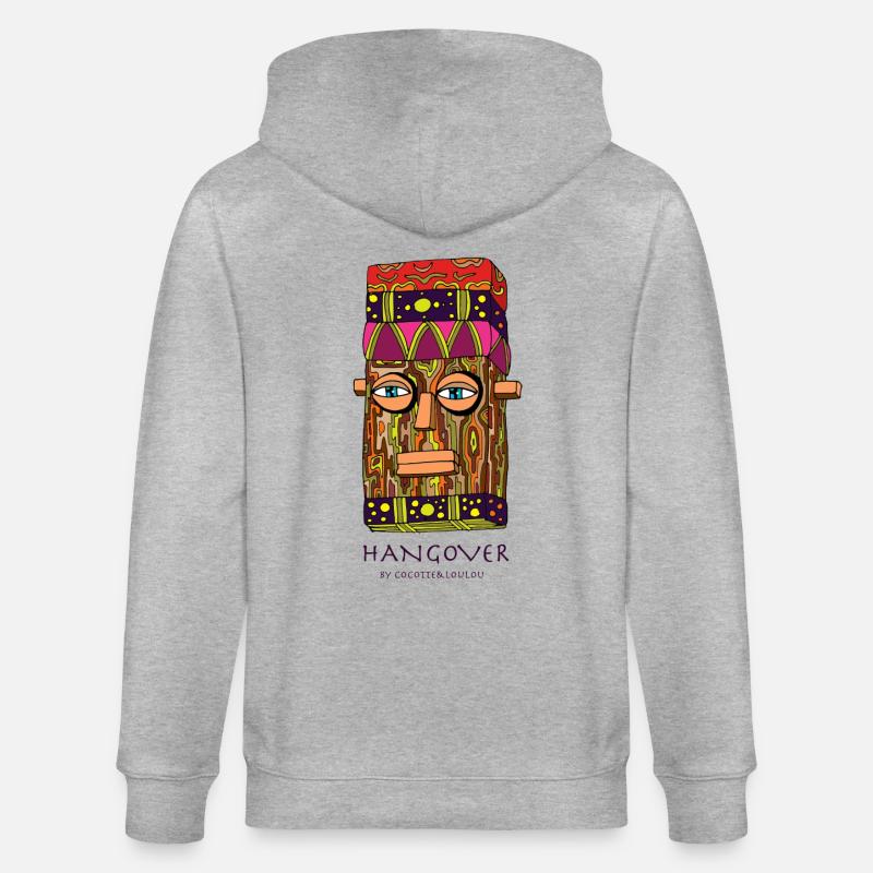 La gueule de bois - Veste à capuche bio CULTIVATOR Stanley/Stella Unisexe - gris chiné