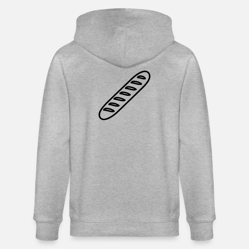 baguette - Veste à capuche bio CULTIVATOR Stanley/Stella Unisexe - gris chiné