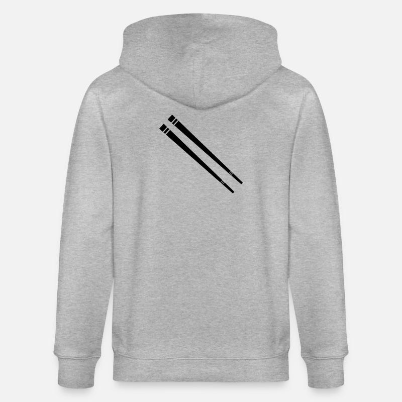 Essstäbchen - Stanley/Stella Unisex Bio-Kapuzenjacke CULTIVATOR  - Grau meliert