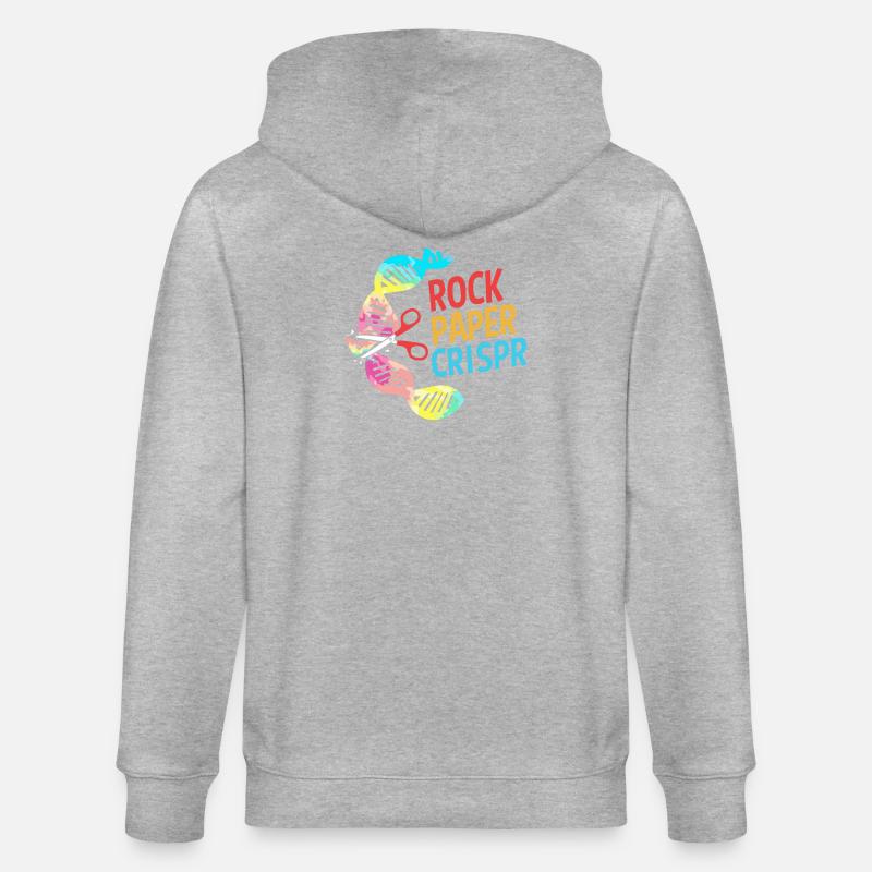 Molécule formule structurale - Veste à capuche bio CULTIVATOR Stanley/Stella Unisexe - gris chiné