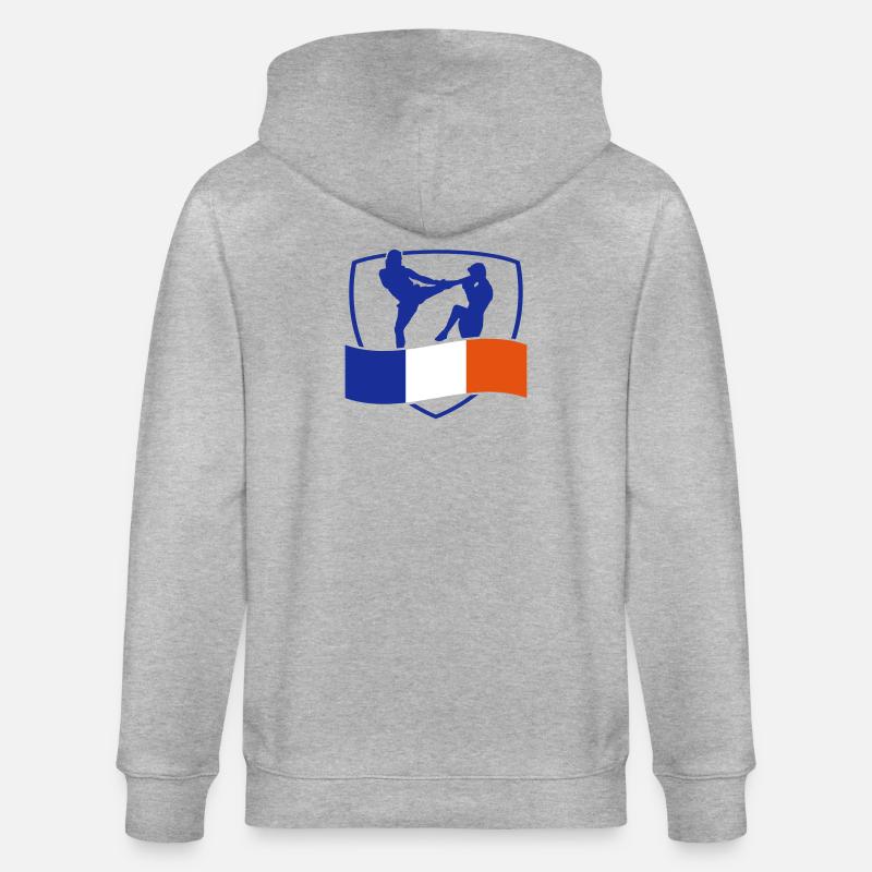 arts martiaux - Veste à capuche bio CULTIVATOR Stanley/Stella Unisexe - gris chiné