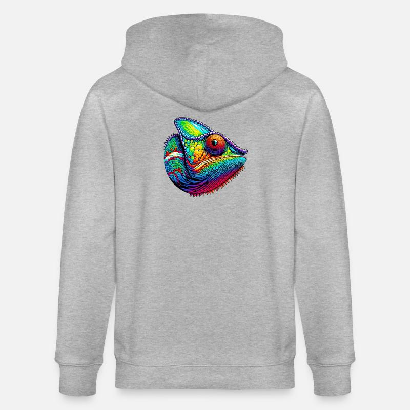 Caméléon - Veste à capuche bio CULTIVATOR Stanley/Stella Unisexe - gris chiné