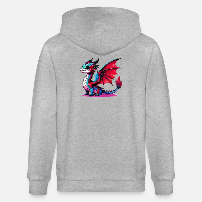 Dragon - Veste à capuche bio CULTIVATOR Stanley/Stella Unisexe - gris chiné