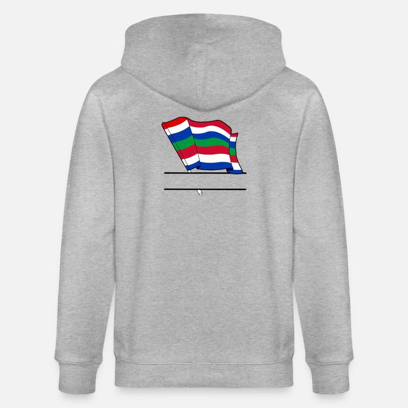 Schier Drapeau – Conception d’île sur mesure - Veste à capuche bio CULTIVATOR Stanley/Stella Unisexe - gris chiné