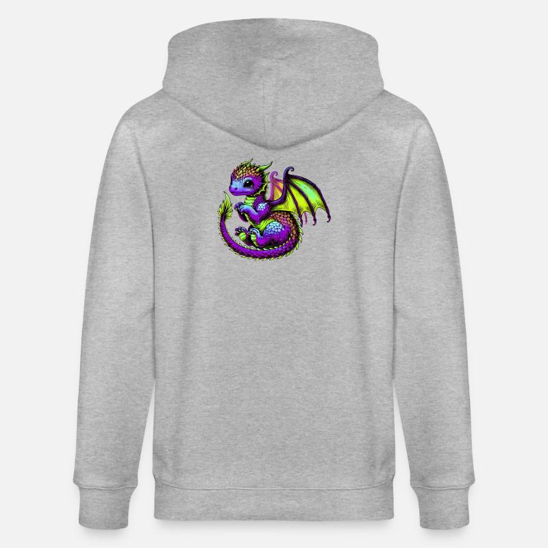 Dragon - Veste à capuche bio CULTIVATOR Stanley/Stella Unisexe - gris chiné
