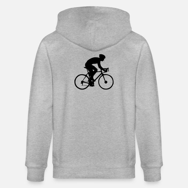 Biker - Stanley/Stella Unisex Bio-Kapuzenjacke CULTIVATOR  - Grau meliert