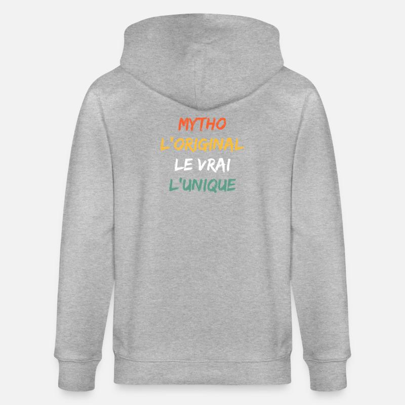 Mytho Original Le Vrai Unique - Veste à capuche bio CULTIVATOR Stanley/Stella Unisexe - gris chiné