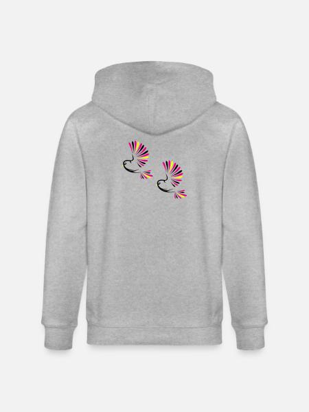 Vogel Bird - Veste à capuche bio CULTIVATOR Stanley/Stella Unisexe - gris chiné