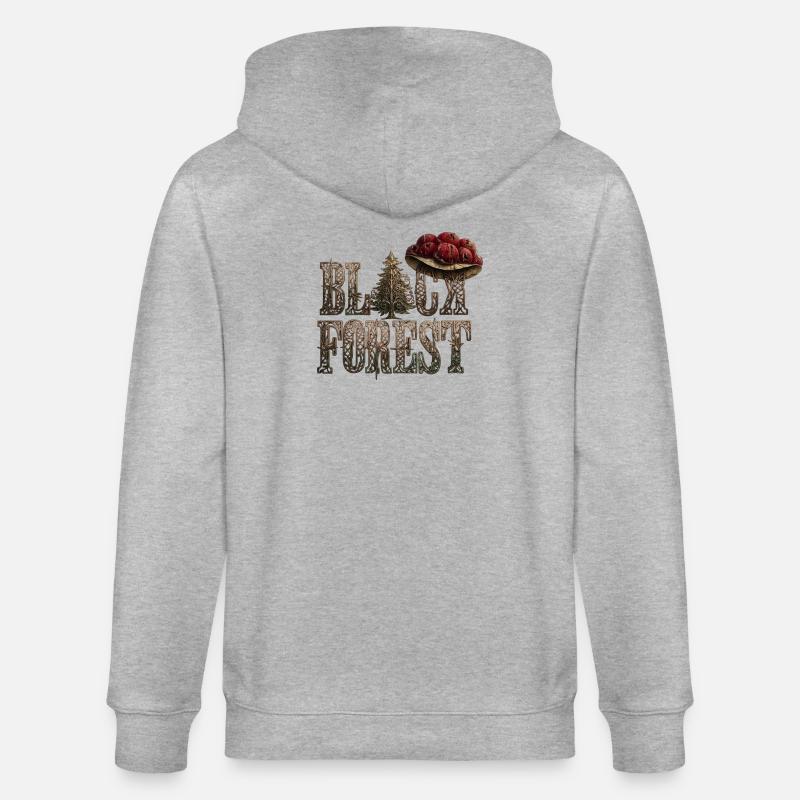 Forêt-Noire - Veste à capuche bio CULTIVATOR Stanley/Stella Unisexe - gris chiné