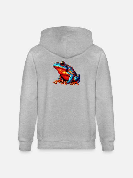 Frosch - Stanley/Stella Unisex Bio-Kapuzenjacke CULTIVATOR  - Grau meliert