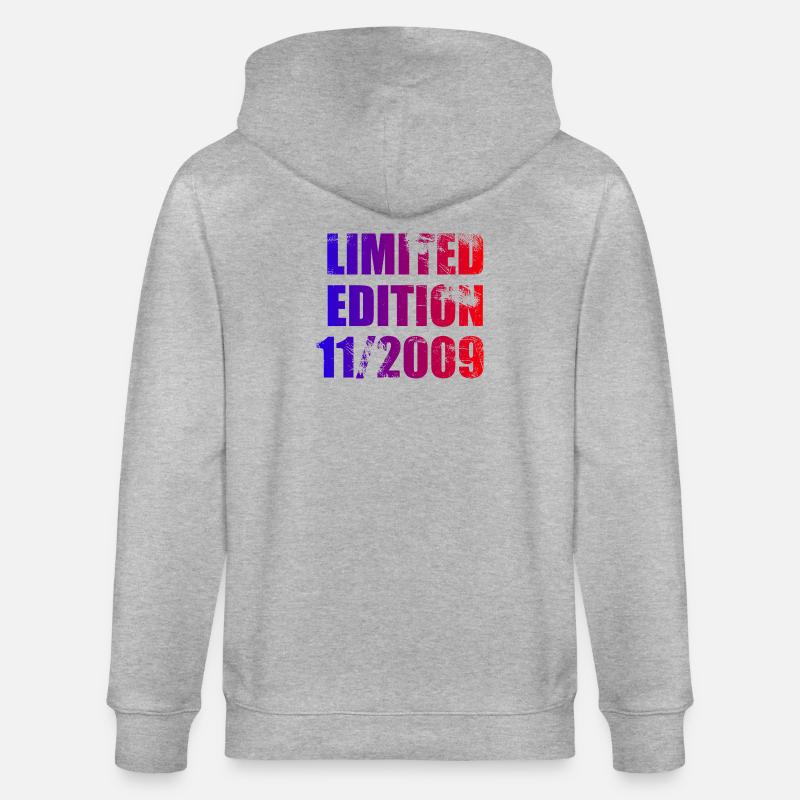 16e anniversaire Edition limitée 11/2009 - Veste à capuche bio CULTIVATOR Stanley/Stella Unisexe - gris chiné