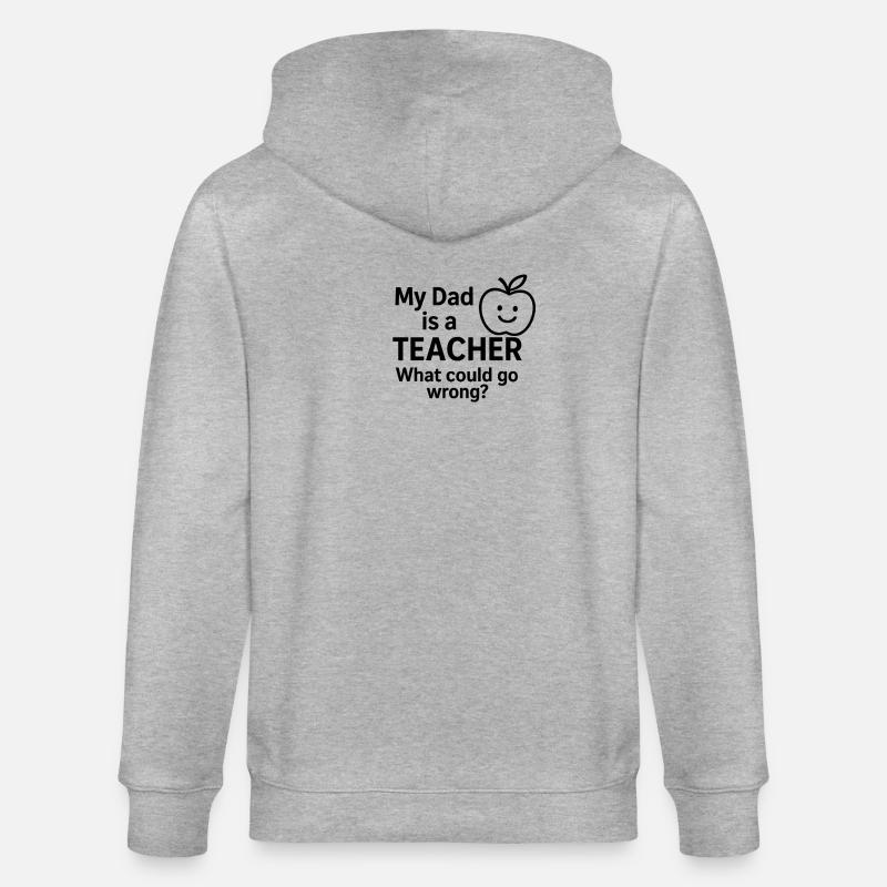 Diction joyeuse - Veste à capuche bio CULTIVATOR Stanley/Stella Unisexe - gris chiné