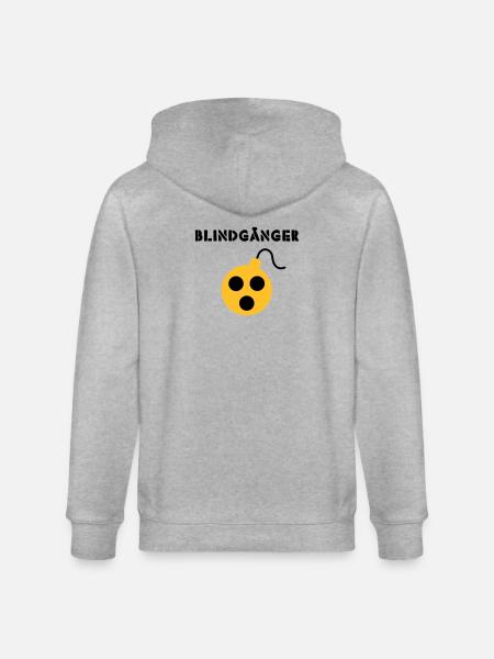 Blindgänger - Stanley/Stella Unisex Bio-Kapuzenjacke CULTIVATOR  - Grau meliert