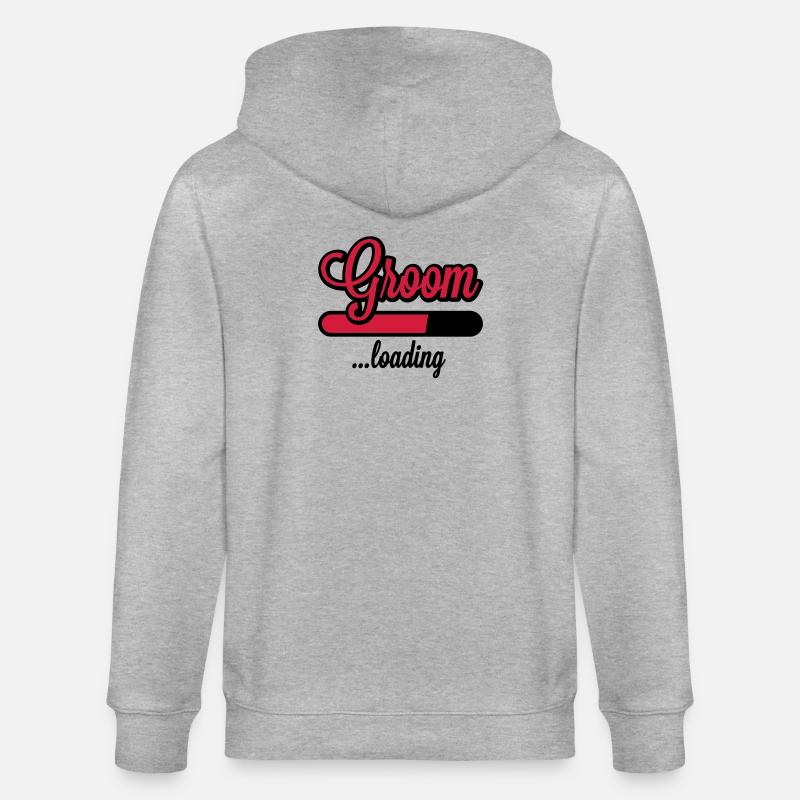 Groom loading - Stanley/Stella Unisex Bio-Kapuzenjacke CULTIVATOR  - Grau meliert