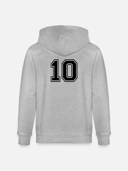 10 - Stanley/Stella Unisex Bio-Kapuzenjacke CULTIVATOR - Grau meliert