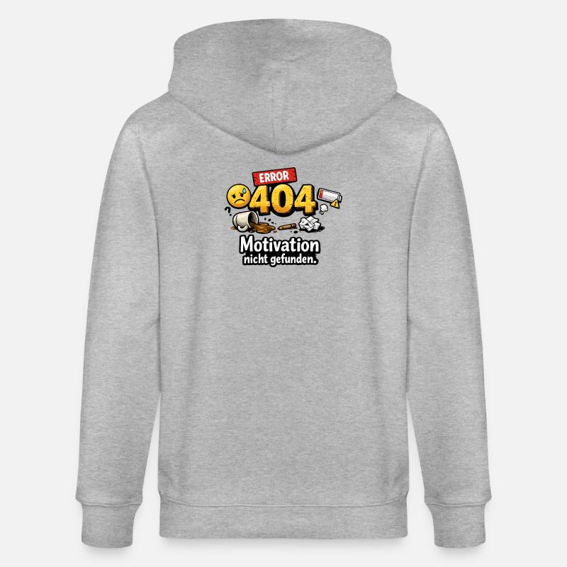 404 Error Motivation not found - Stanley/Stella CULTIVATOR  Unisex Organic Hooded Jacket - heather grey