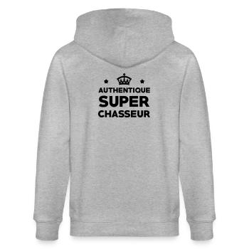 authentique super chasseur - Veste à capuche bio CULTIVATOR Stanley/Stella Unisexe - gris chiné - Dos - Luana (180cm)