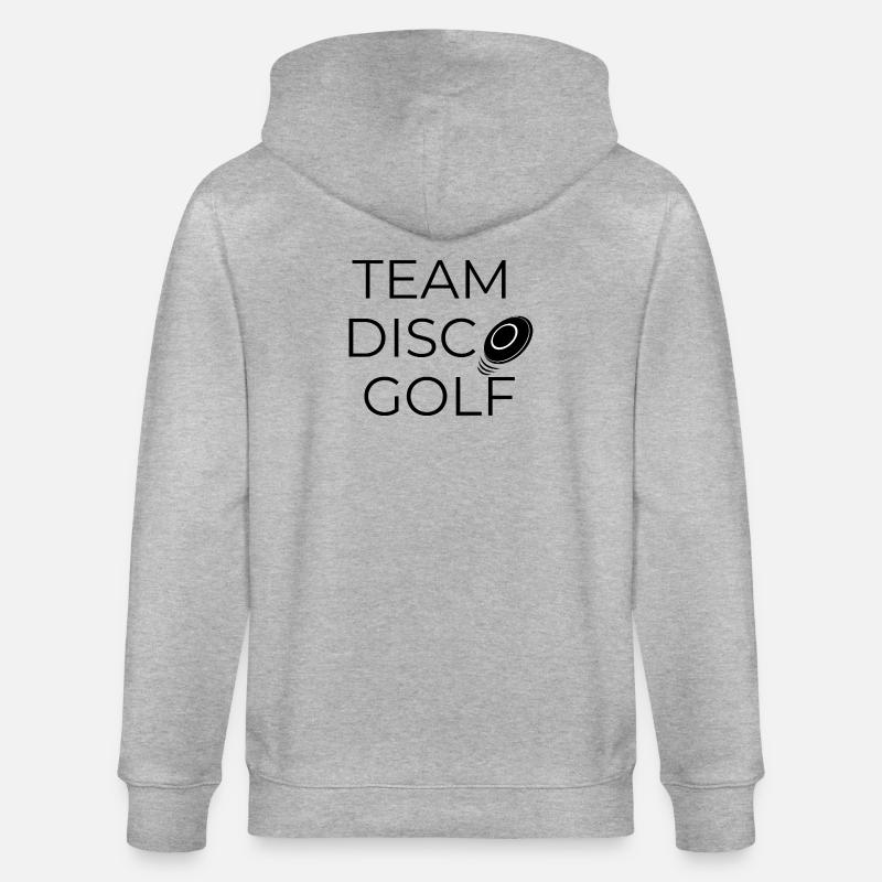 Team Disco Golf - Design avec disque - Veste à capuche bio CULTIVATOR Stanley/Stella Unisexe - gris chiné