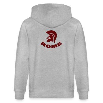 ROME - Veste à capuche bio CULTIVATOR Stanley/Stella Unisexe - gris chiné - Dos - Luana (180cm)