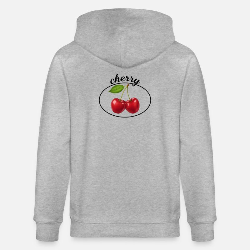 Cherry Duo Emblem - Stanley/Stella Unisex Bio-Kapuzenjacke CULTIVATOR  - Grau meliert