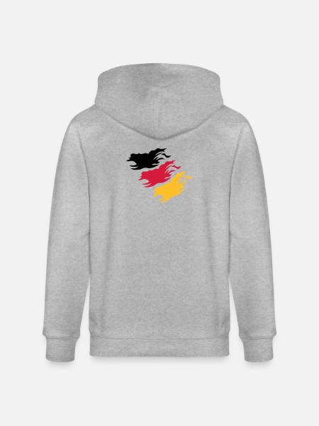 Conception Allemagne - Veste à capuche bio CULTIVATOR Stanley/Stella Unisexe - gris chiné