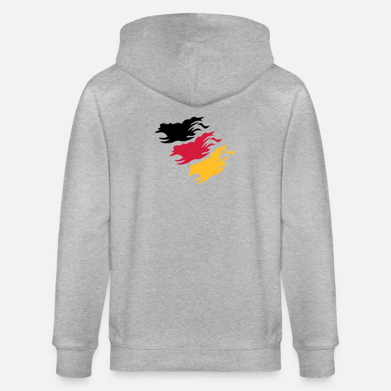 Conception Allemagne - Veste à capuche bio CULTIVATOR Stanley/Stella Unisexe - gris chiné