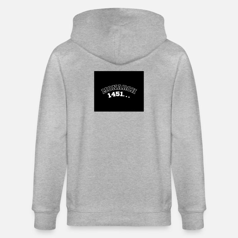 Monarch 1451 Chronik - Stanley/Stella Unisex Bio-Kapuzenjacke CULTIVATOR  - Grau meliert
