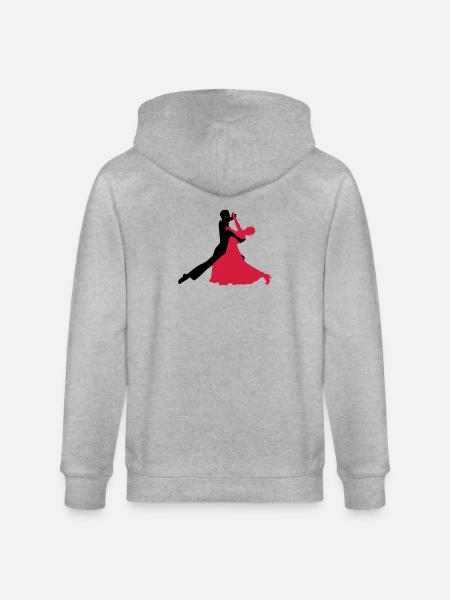 ballroom dancing - Stanley/Stella CULTIVATOR Unisex Organic Hooded Jacket - heather grey