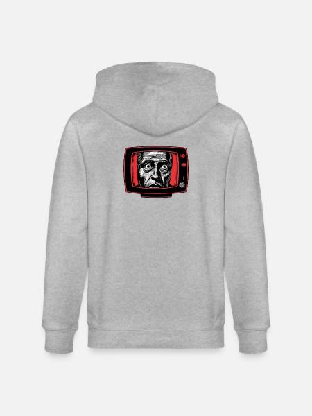 TV 02 - Stanley/Stella CULTIVATOR Unisex Organic Hooded Jacket - heather grey