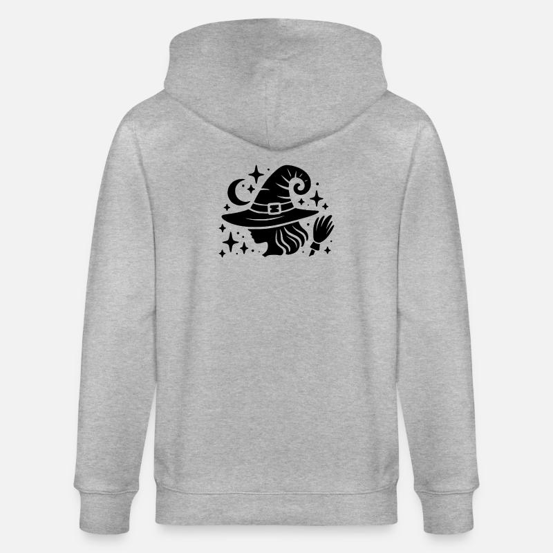 Conception de sorcière - Veste à capuche bio CULTIVATOR Stanley/Stella Unisexe - gris chiné