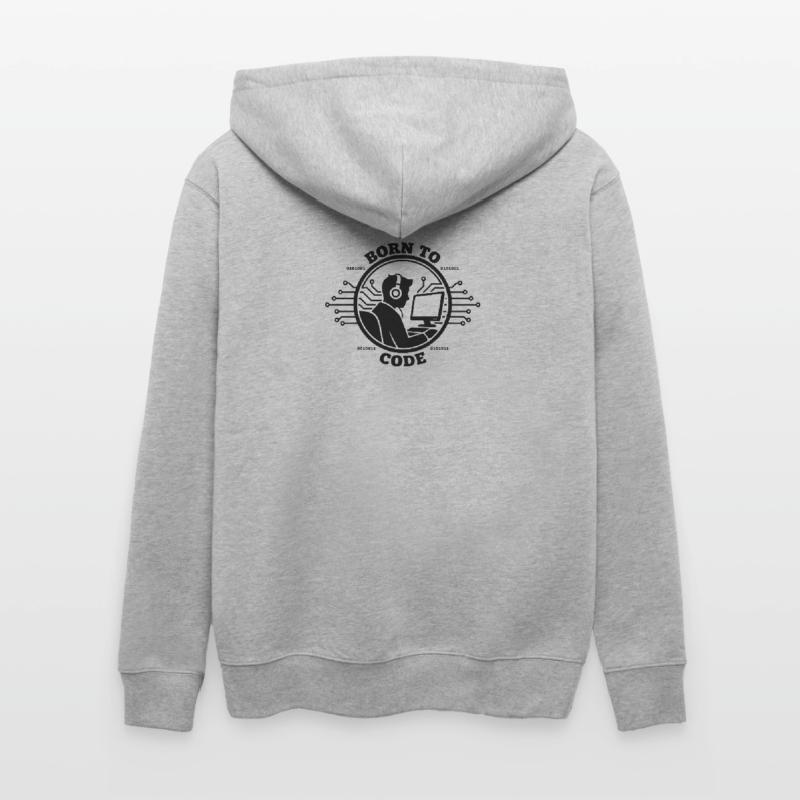 Coder Born to Code Programmer Stanley/Stella CULTIVATOR  Unisex Organic Hooded Jacket