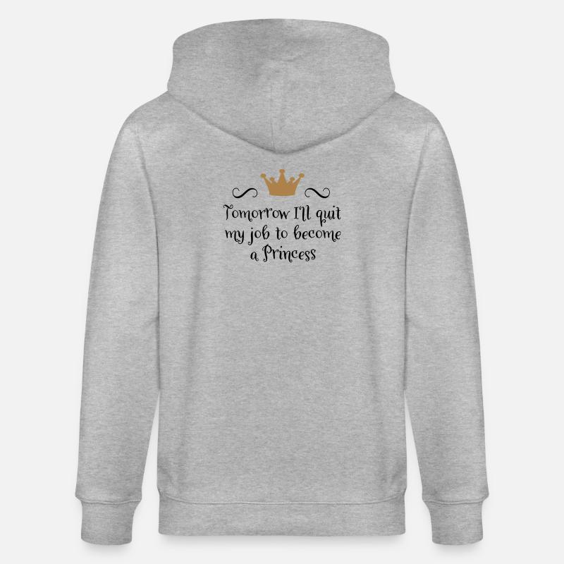 princess - Veste à capuche bio CULTIVATOR Stanley/Stella Unisexe - gris chiné