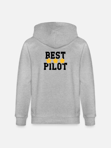 Best Pilot - Veste à capuche bio CULTIVATOR Stanley/Stella Unisexe - gris chiné