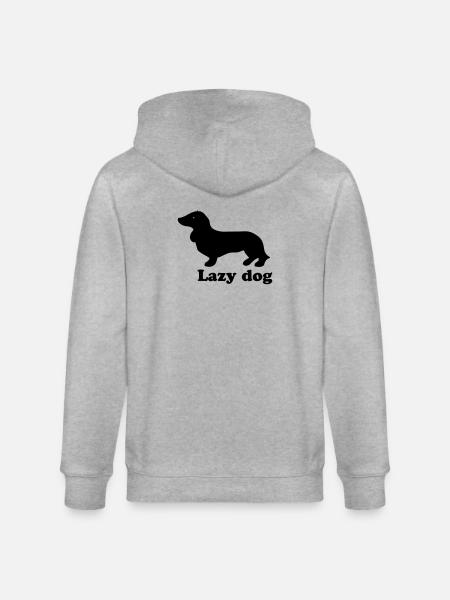 Lazy Dog - Stanley/Stella Unisex Bio-Kapuzenjacke CULTIVATOR  - Grau meliert