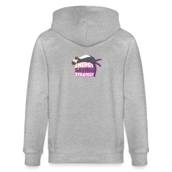 Stratégie d’économie d’énergie Chat - Veste à capuche bio CULTIVATOR Stanley/Stella Unisexe - gris chiné - Dos - Luana (180cm)
