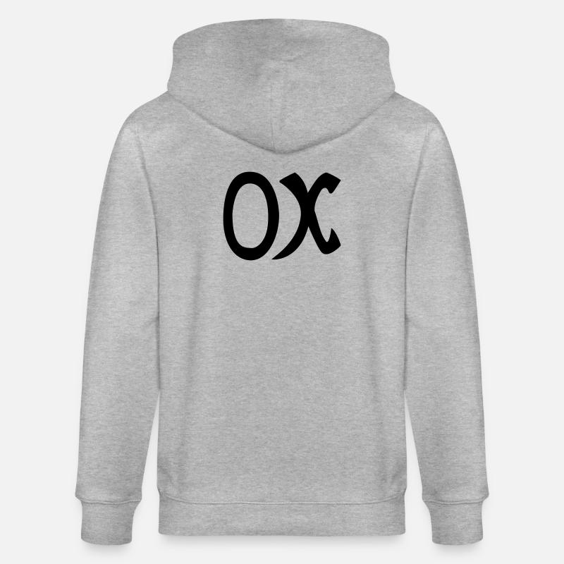 arabe - Veste à capuche bio CULTIVATOR Stanley/Stella Unisexe - gris chiné