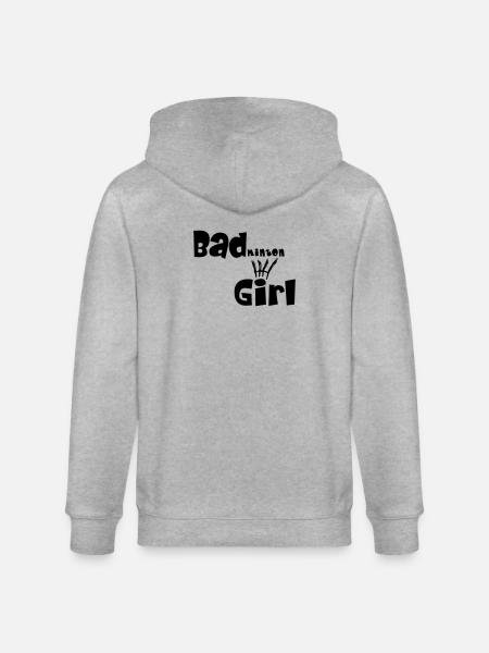 Badminton Girl - Stanley/Stella Unisex Bio-Kapuzenjacke CULTIVATOR - Grau meliert