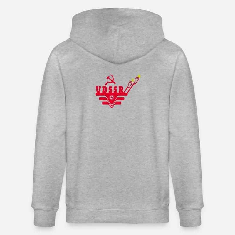 UDSSR / Geschenk / Geschenkidee - Stanley/Stella Unisex Bio-Kapuzenjacke CULTIVATOR  - Grau meliert
