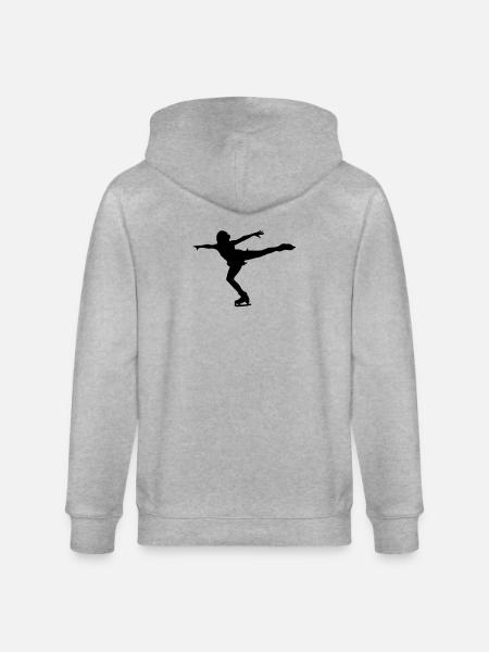 figure skating - Stanley/Stella CULTIVATOR Unisex Organic Hooded Jacket - heather grey
